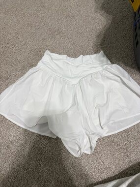 aerie White Athletic Skort Shorts